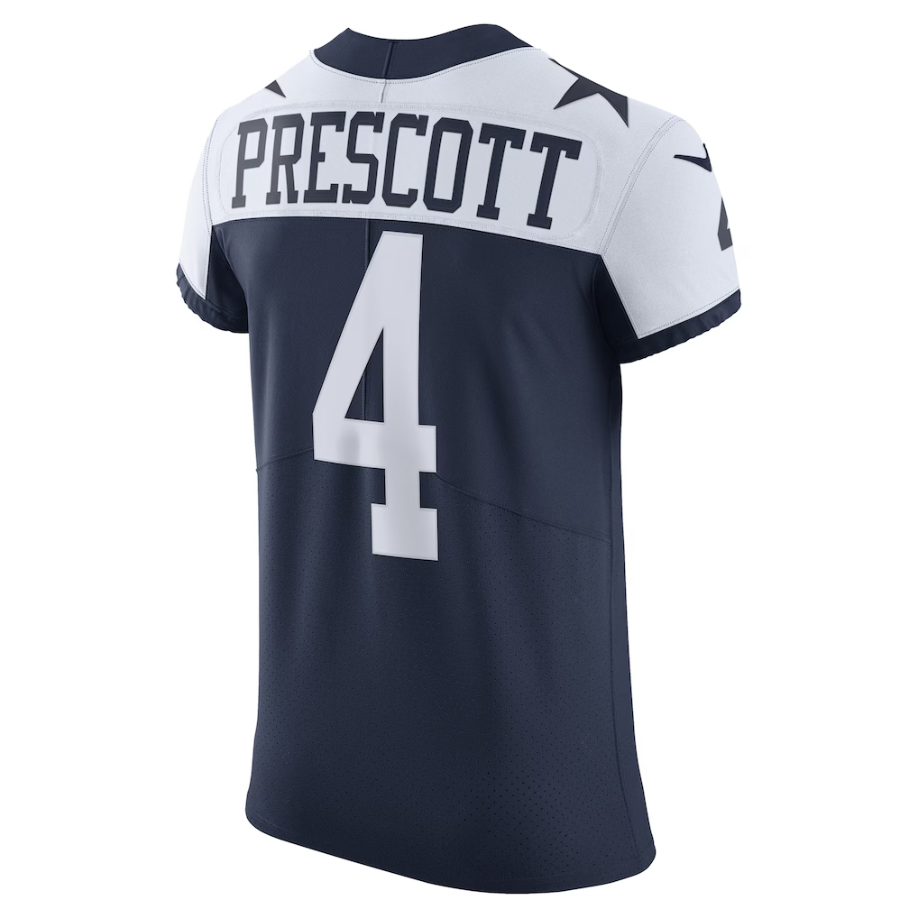 Kieara D.Cowboys #4 Dak Prescott Navy Alternate Vapor Elite Player Stitched Jersey