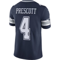 Kieara D.Cowboys #4 Dak Prescott Navy Vapor F.U.S.E. Limited Stitched Jerseys