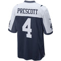 Kieara D.Cowboys #4 Dak Prescott Player Navy Alternate Game Stitched Jerseys