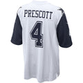 Kieara D.Cowboys #4 Dak Prescott Player White Alternate Game Stitched Jerseys