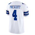 Kieara D.Cowboys #4 Dak Prescott White Vapor F.U.S.E. Limited Stitched Jerseys