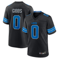 Kieara D.Lions #0 Jahmyr Gibbs Player Black Replica Game Stitched Jerseys