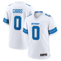 Kieara D.Lions #0 Jahmyr Gibbs Player White Replica Game Stitched Jerseys