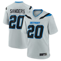 Kieara D.Lions #20 Barry Sanders Silver 2026 Rivalries Collection Game Stitched Jerseys