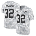 Kieara D.Lions #32 Brian Branch Player Arctic Camo Salute to Service Limited Stitched Jerseys
