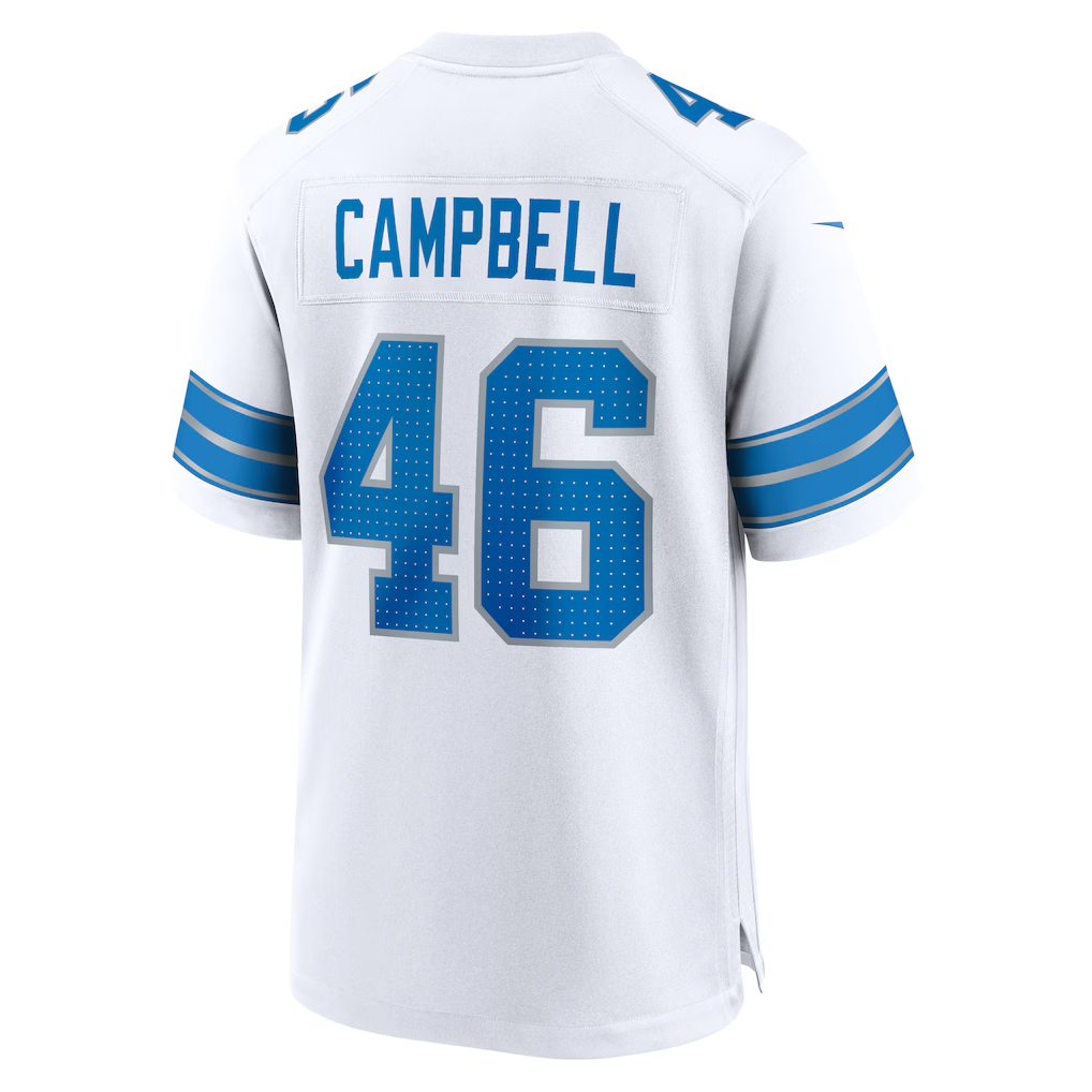 Kieara D.Lions #46 Jack Campbell White White Game Stitched Jerseys