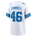 Kieara D.Lions #46 Jack Campbell White White Game Stitched Jerseys