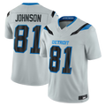 Kieara D.Lions #81 Calvin Johnson Silver 2026 Rivalries Collection Limited Stitched Jerseys