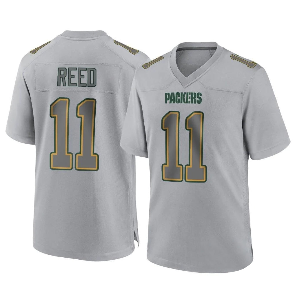 Kieara GB.Packers #11 Jayden Reed Player Gray Atmosphere Fashion Home Game Stitched Jerseys
