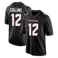Kieara H.Texans #12 Nico Collins Player Carbon Black Fashion Home Game Stitched Jerseys