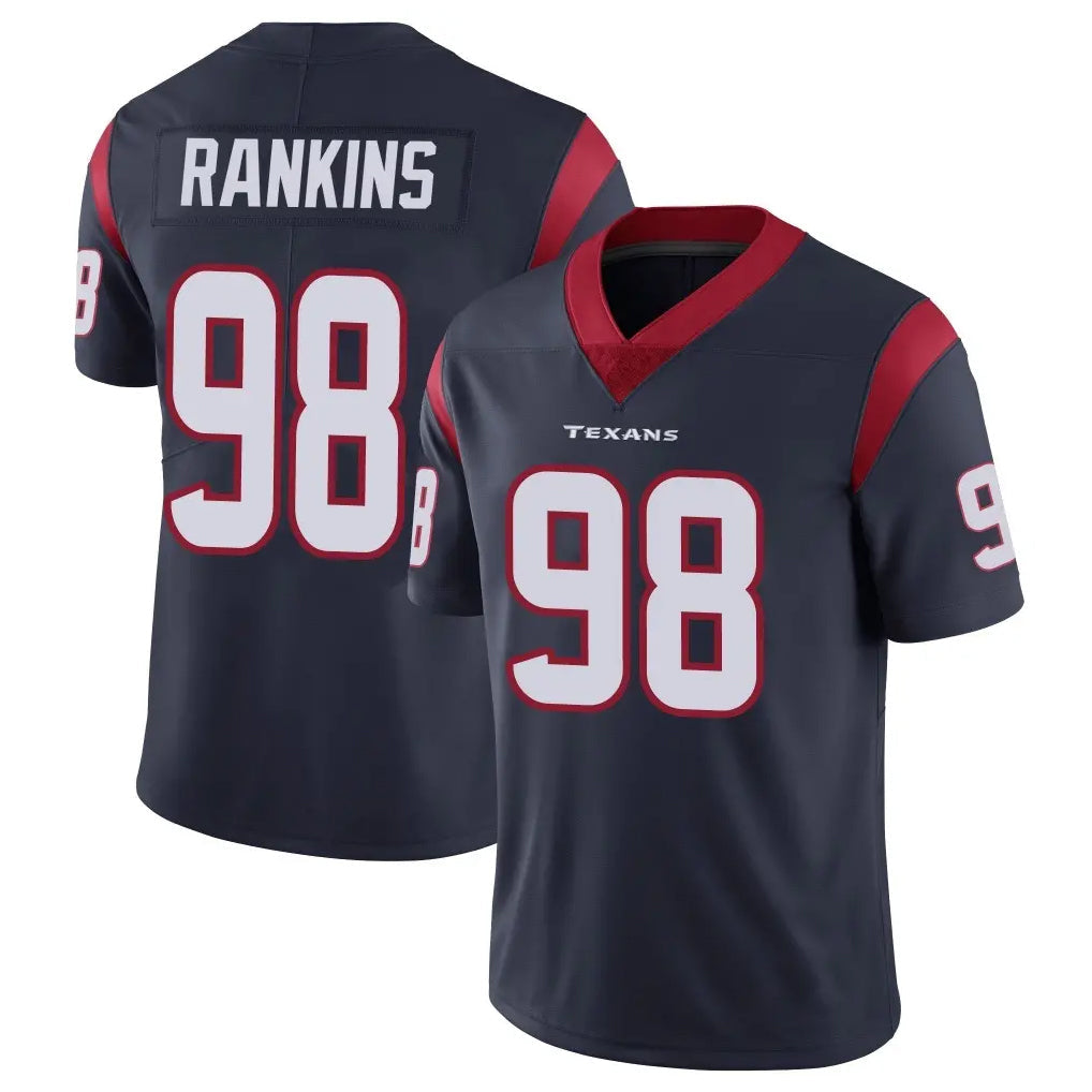 Kieara H.Texans #98 Sheldon Rankins Player Navy Limited Vapor Untouchable Home Game Stitched Jerseys