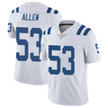Kieara IN.Colts #53 CJ Allen Player White Limited Vapor Untouchable Home Game Stitched Jerseys