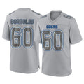 Kieara IN.Colts #60 Tanor Bortolini Player Gray Atmosphere Fashion Home Game Stitched Jerseys