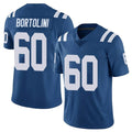 Kieara IN.Colts #60 Tanor Bortolini Player Royal Limited Vapor Untouchable Home Game Stitched Jerseys