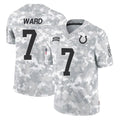 Kieara IN.Colts #7 Charvarius Ward Sr. Player Arctic Camo Salute To Service Limited Game Stitched Jerseys