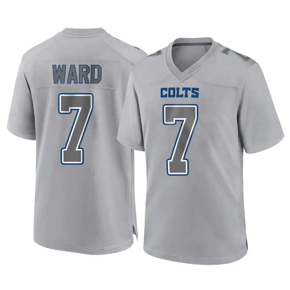 Kieara IN.Colts #7 Charvarius Ward Sr. Player Gray Atmosphere Fashion Home Game Stitched Jerseys