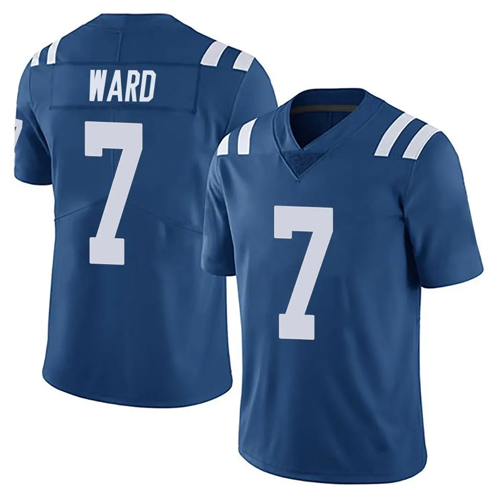 Kieara IN.Colts #7 Charvarius Ward Sr. Player Royal Limited Vapor Untouchable Home Game Stitched Jerseys
