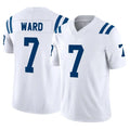 Kieara IN.Colts #7 Charvarius Ward Sr. Player White Limited Vapor F.U.S.E. Home Game Stitched Jerseys