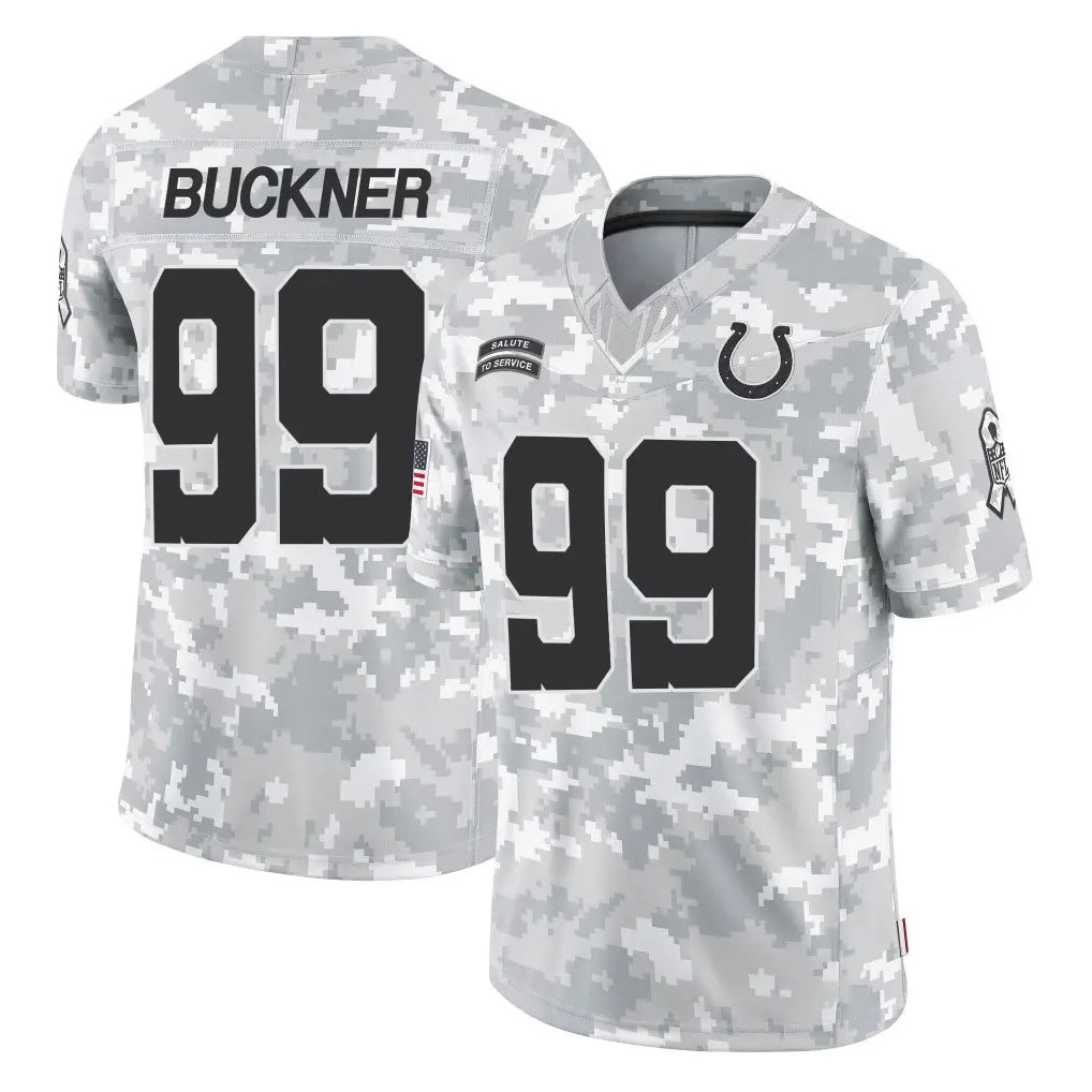 Kieara IN.Colts #99 DeForest Buckner Player Arctic Camo Salute To Service Limited Game Stitched Jerseys