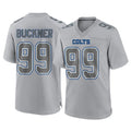 Kieara IN.Colts #99 DeForest Buckner Player Gray Atmosphere Fashion Home Game Stitched Jerseys