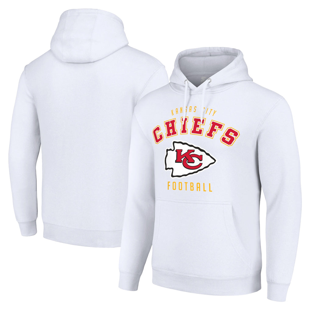 Kieara KC.Chiefs White Pullover Hoodies Limited Blank Player Stitched Jerseys