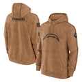 Kieara LA.Chargers Brown Salute to Service Hoodies Limited Game Blank Player Stitched Jerseys