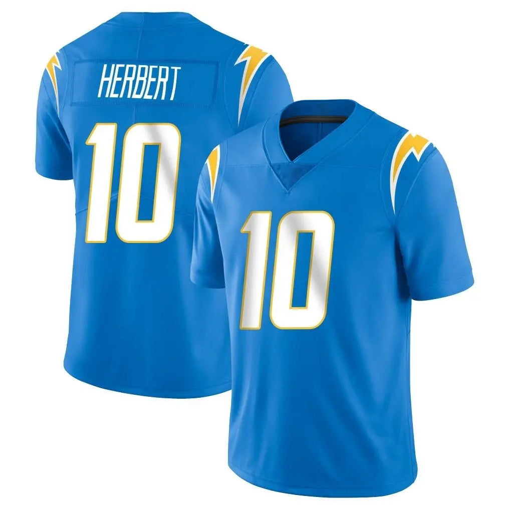 Kieara LA.Chargers #10 Justin Herbert Player Blue Limited Vapor Untouchable Home Game Stitched Jerseys