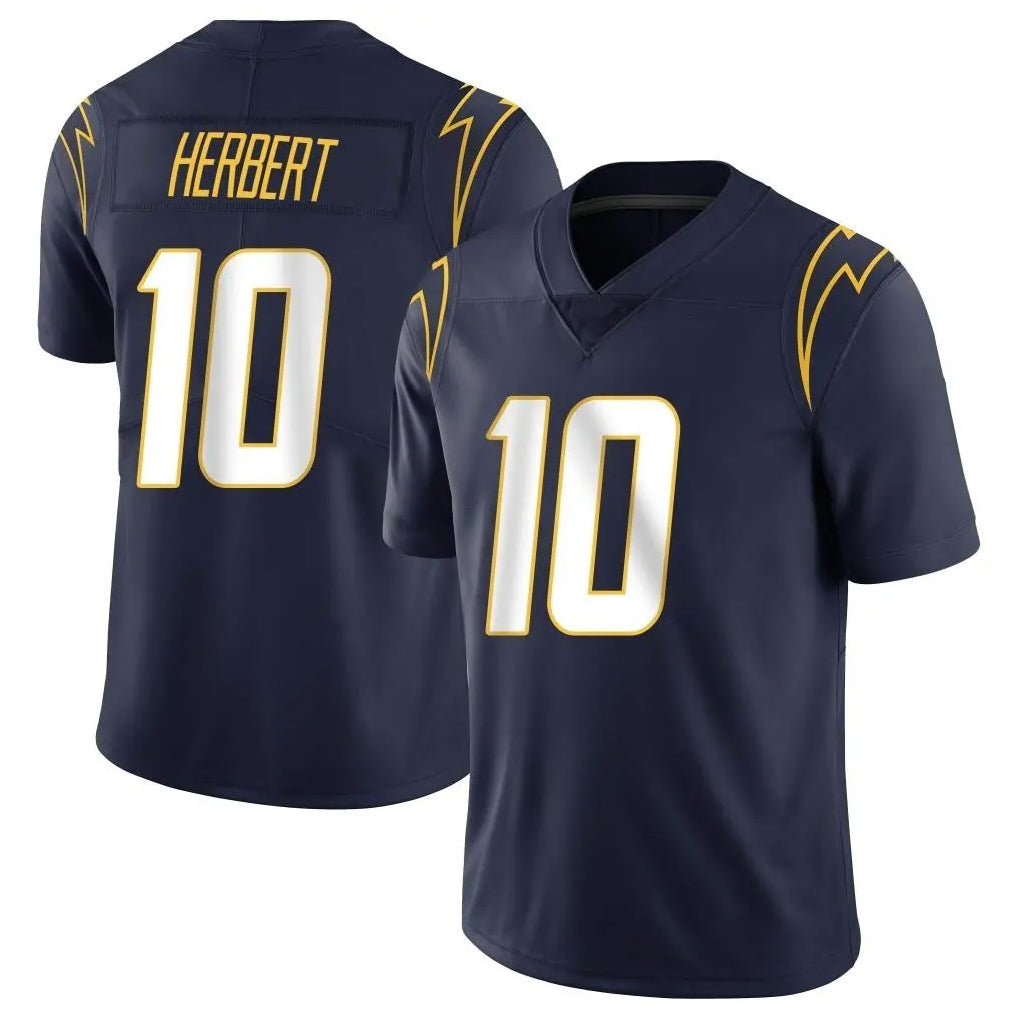 Kieara LA.Chargers #10 Justin Herbert Player Navy Limited Vapor Untouchable Home Game Stitched Jerseys