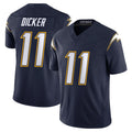 Kieara LA.Chargers #11 Cameron Dicker Player Navy Vapor F.U.S.E. Limited Home Game Stitched Jerseys