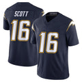 Kieara LA.Chargers #16 J.K. Scott Player Navy Vapor F.U.S.E. Limited Home Game Stitched Jerseys