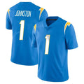 Kieara LA.Chargers #1 Quentin Johnston Player Blue Limited Vapor Untouchable Home Game Stitched Jerseys