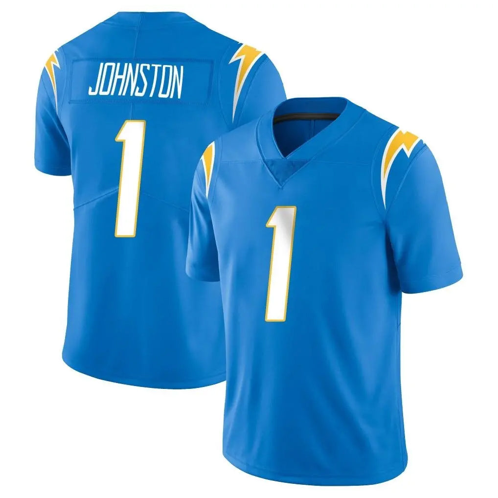 Kieara LA.Chargers #1 Quentin Johnston Player Blue Limited Vapor Untouchable Home Game Stitched Jerseys