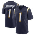 Kieara LA.Chargers #1 Quentin Johnston Player Navy Alternate Home Game Stitched Jerseys