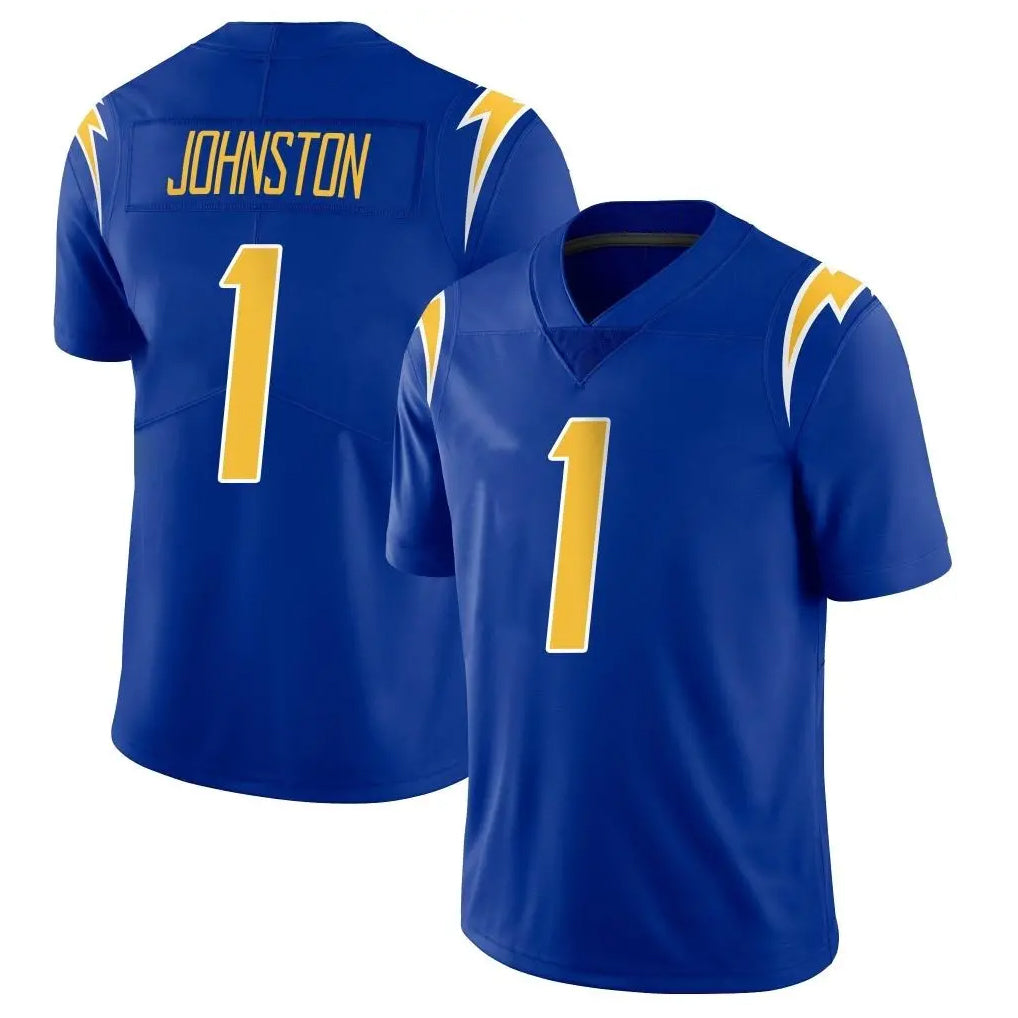 Kieara LA.Chargers #1 Quentin Johnston Player Royal Limited Vapor Home Game Stitched Jerseys