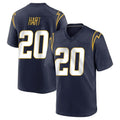 Kieara LA.Chargers #20 Cam Hart Player Navy Home Game Stitched Jerseys
