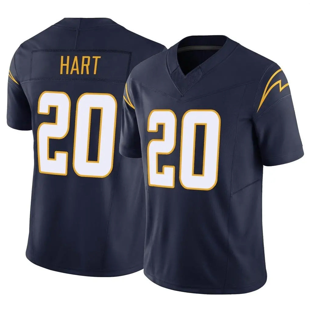 Kieara LA.Chargers #20 Cam Hart Player Navy Limited Vapor F.U.S.E. Home Game Stitched Jerseys