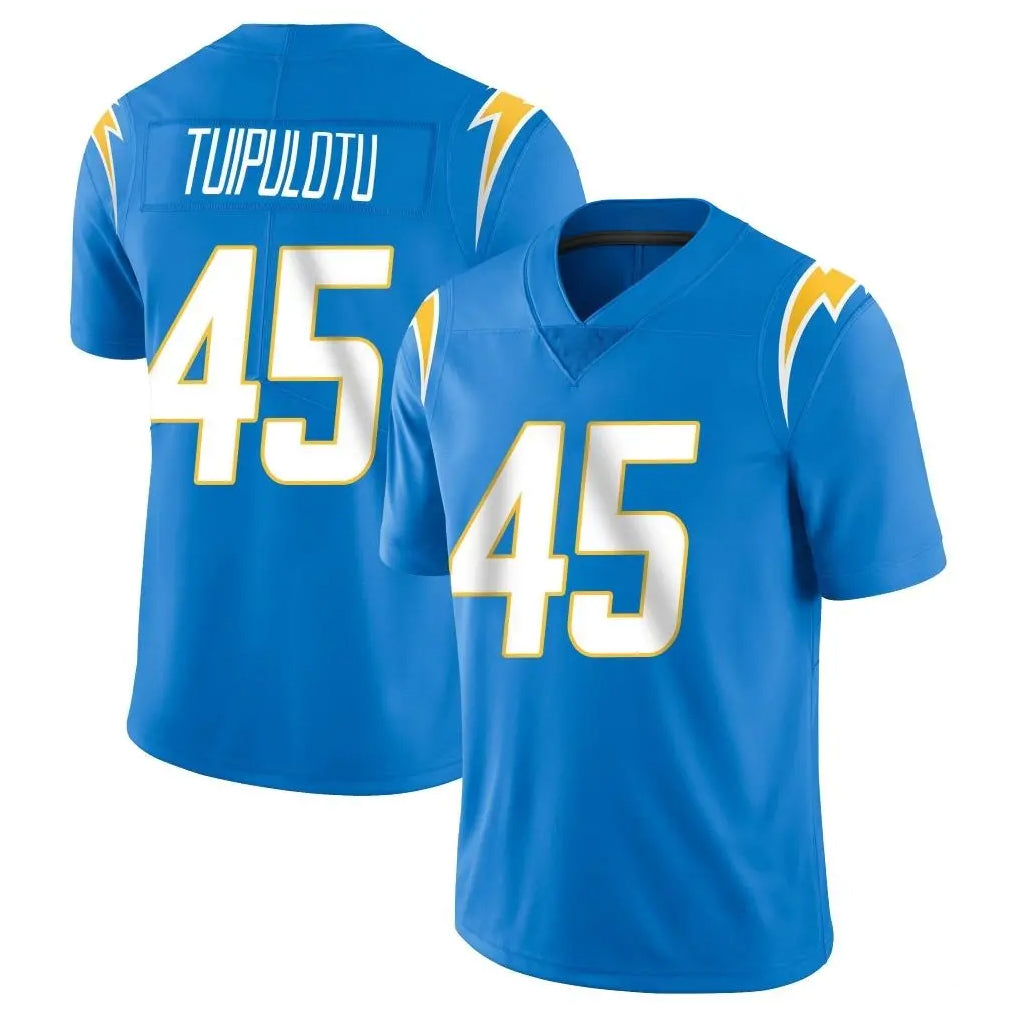 Kieara LA.Chargers #45 Tuli Tuipulotu Player Blue Limited Vapor Untouchable Home Game Stitched Jerseys