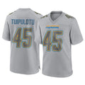 Kieara LA.Chargers #45 Tuli Tuipulotu Player Gray Atmosphere Fashion Home Game Stitched Jerseys