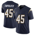 Kieara LA.Chargers #45 Tuli Tuipulotu Player Navy Vapor F.U.S.E. Limited Home Game Stitched Jerseys