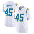 Kieara LA.Chargers #45 Tuli Tuipulotu Player White Limited Vapor Untouchable Home Game Stitched Jerseys