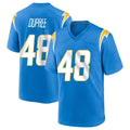 Kieara LA.Chargers #48 Bud Dupree Player Blue Home Game Stitched Jerseys