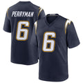 Kieara LA.Chargers #6 Denzel Perryman Player Navy Alternate Home Game Stitched Jerseys