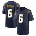 Kieara LA.Chargers #6 Denzel Perryman Player Navy Home Game Stitched Jerseys