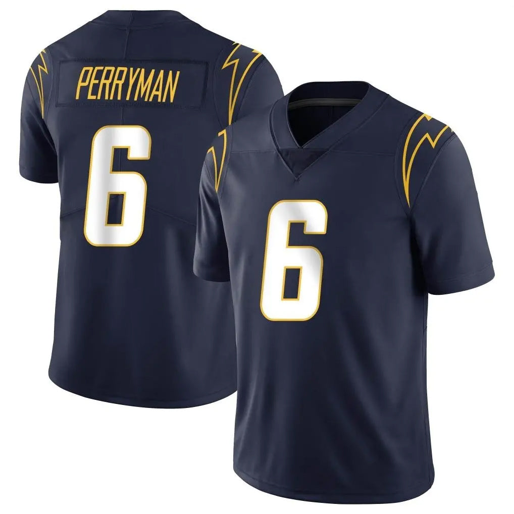 Kieara LA.Chargers #6 Denzel Perryman Player Navy Limited Vapor Untouchable Home Game Stitched Jerseys