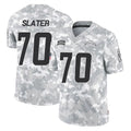 Kieara LA.Chargers #70 Rashawn Slater Player Arctic Camo Salute To Service Limited Game Stitched Jerseys