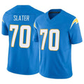 Kieara LA.Chargers #70 Rashawn Slater Player Blue Limited Vapor F.U.S.E. Home Game Stitched Jerseys