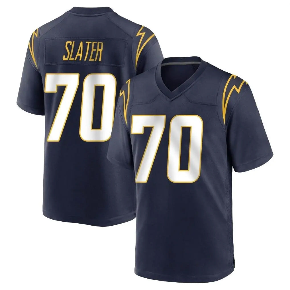 Kieara LA.Chargers #70 Rashawn Slater Player Navy Home Game Stitched Jerseys
