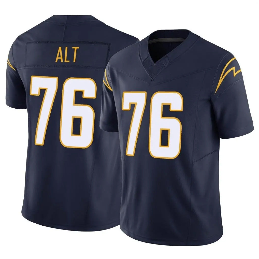 Kieara LA.Chargers #76 Joe Alt Player Navy Limited Vapor F.U.S.E. Home Game Stitched Jerseys
