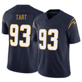 Kieara LA.Chargers #93 Teair Tart Player Navy Limited Vapor F.U.S.E. Home Game Stitched Jerseys