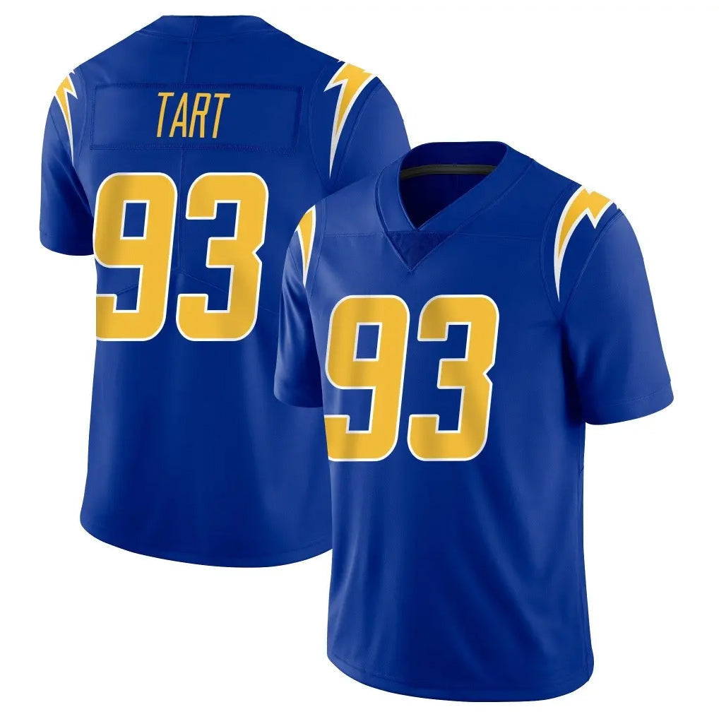 Kieara LA.Chargers #93 Teair Tart Player Royal Limited Vapor Home Game Stitched Jerseys